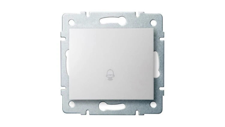 Kanlux Mowion LOGI 02-1030-102 biały Łącznik zwierny dzwonek, śrubowy
