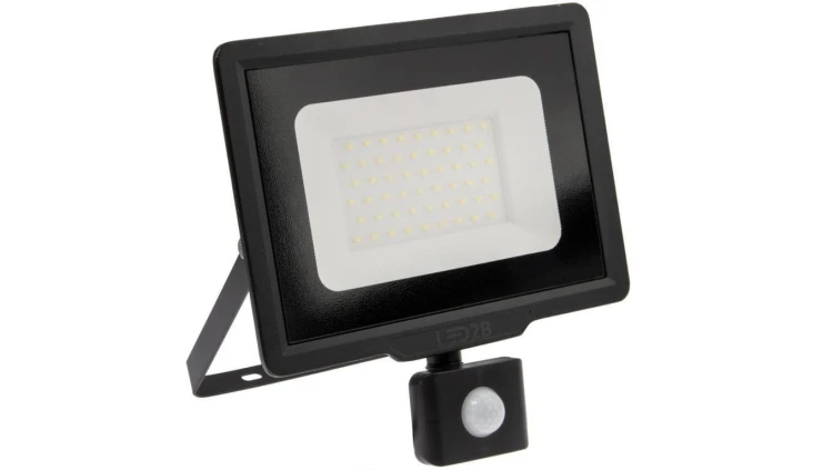 Naświetlacz LED 50W 4000lm 4000K IP44 Czarny z czujnikiem ruchu LED2B KOBI MHC