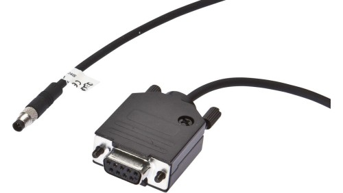 Kabel połączeniowy RS232/Sub-D, 2 m, M5 męski (złącze lub) prosty, D-Sub męski (złącze) 9-PIN VK207F44