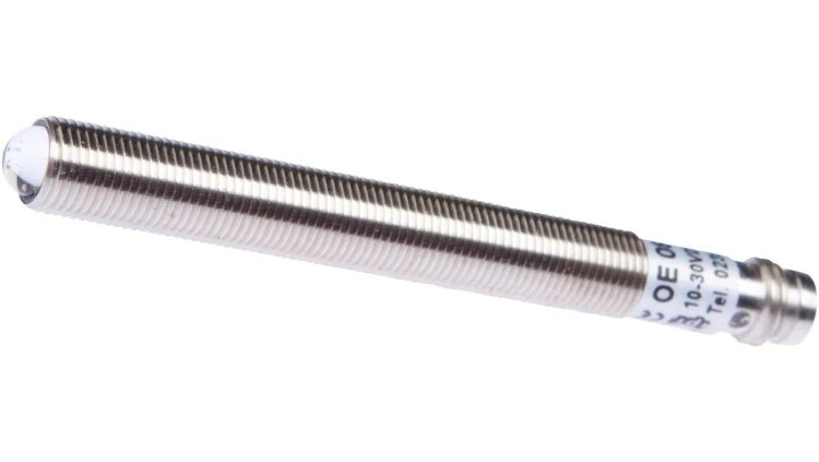 Czujnik optyczny, odbiornik Czujnika przelotowego, M8x0.75 75long, Sn: 2.5m, 10-30VDC, PNP NC OE080270