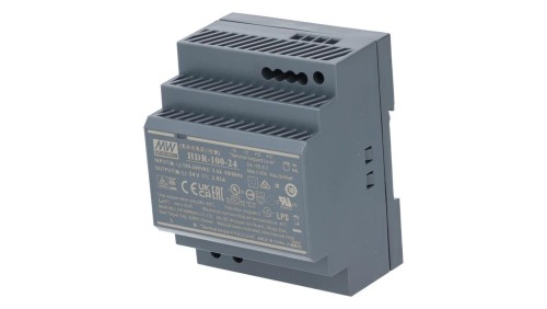 Zasilacz na szynę DIN 24V 3,83A 92W uniwersalny SLIM (4-modułowy) HDR Mean Well