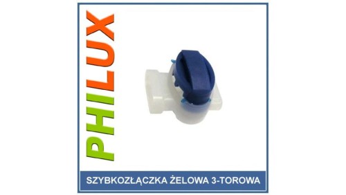 Złączka zaciskowa żelowa / szybkozłączka PHILUX 1-2.5 mm2 / 3 GEL3