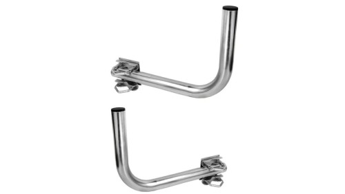 Uchwyt antenowy balkonowy boczny z cybantami 60 cm