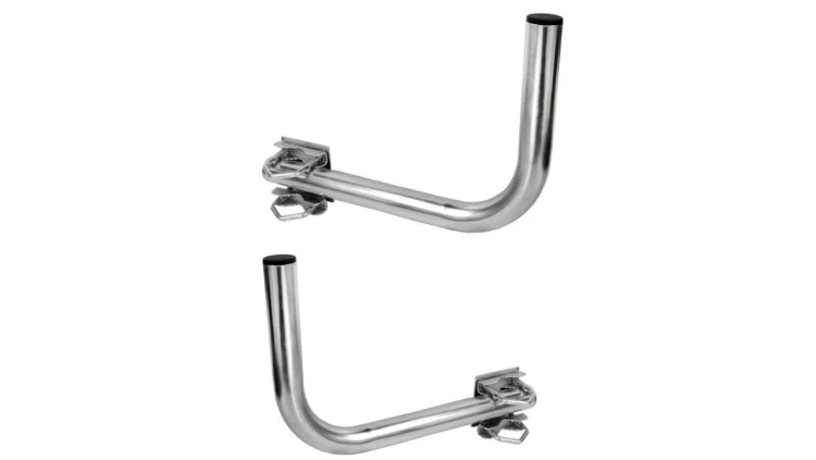 Uchwyt antenowy balkonowy boczny z cybantami 60 cm