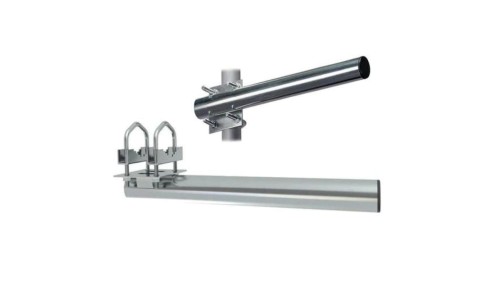Uchwyt antenowy balkonowy prosty z cybantami 30 cm