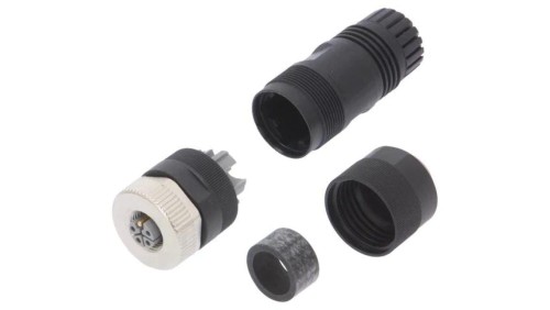 Gniazdo proste M12, P5 z kodowaniem L-Power, na przewód, zacisk śrubowy 7000-P4611-0000000