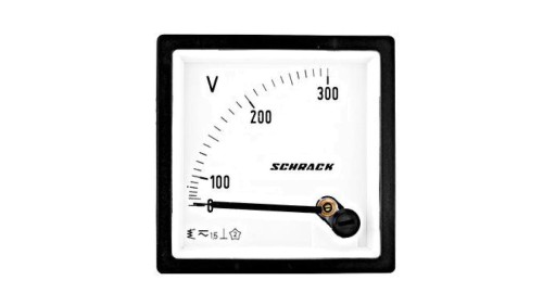 Woltomierz 72x72 300V AC
