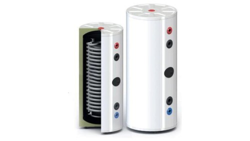 Zasobnik/wymiennik pionowy stojący CWU SOLITANK 170L z wężownicą 3.83m2