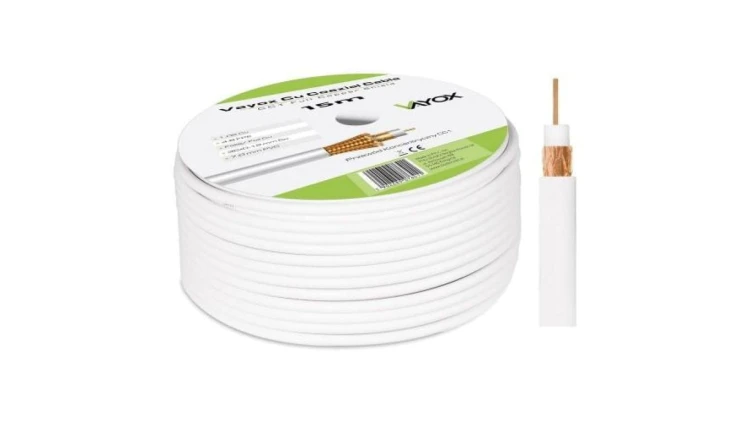 Przewód koncentryczny 1.02 Cu + 32x0.12mm Cu CC1 Vayox 15m