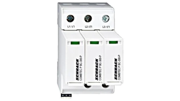 Zestaw ograniczników przepięć 4P PS4-Typ T1+T2 FS 100kA 10/350µs BET, PS4- FS 5089611