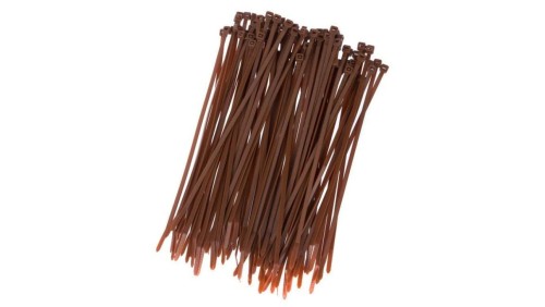 Opaska kablowa 100x2,5mm brązowa 38264 /25szt./