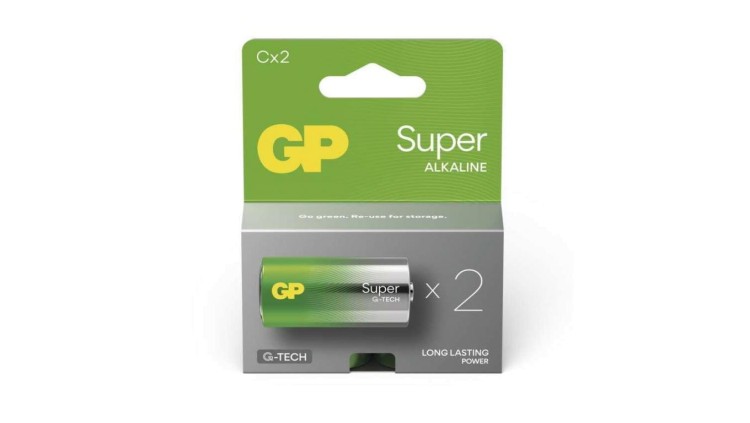 Bateria alkaliczna LR14 / C 1,5V SUPER 2PP /2szt./ B01312