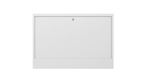 Szafka natynkowa ORN-5 do montażu rozdzielacza hydraulicznego na 12 obwodów grzewczych 845x121x580mm biała