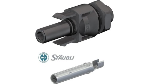 Gniazdo MC4 złącze do rozdzielnic, przewód 4/6mm2 Staubli(Multi Contact) - opak. 10 szt