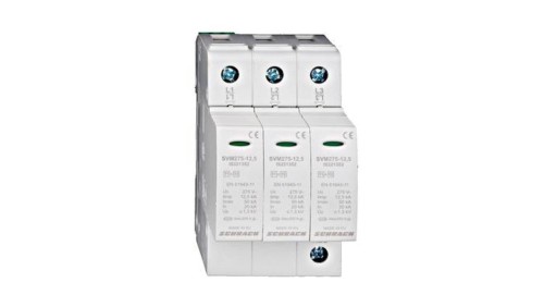 Ochronnik SETTEC Typ T2 (C), 3+0 do sieci TNC, 275V/12,5kA,styk