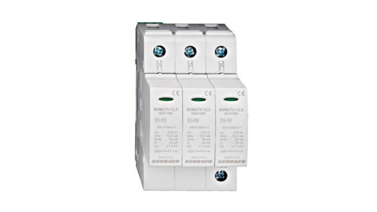 Ochronnik SETTEC Typ T2 (C), 3+0 do sieci TNC, 275V/12,5kA,styk