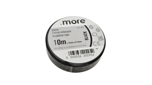 Taśma izolacyjna 15mm x 0,13mm CZARNA 10m 1szt