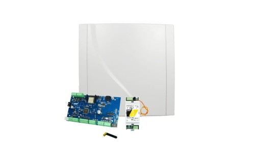 Zestaw systemu alarmowego Neo-IP-SET, WiFi, 2 strefy, 8-32 wejść, 8-24 wyjść