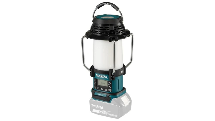 Odbiornik radiowy z lampą i latarką 18v am/fm/dab bluetooth