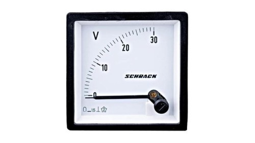Woltomierz 72x72mm, 30V DC