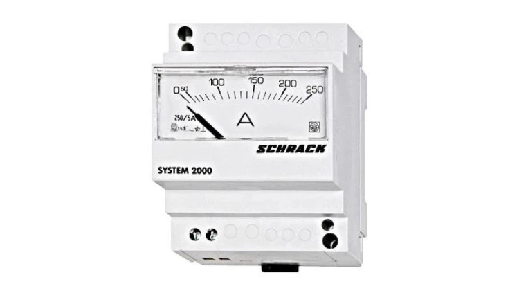 Amperomierz analogowy serii D4E AC/5A pom.bezp. 45mm