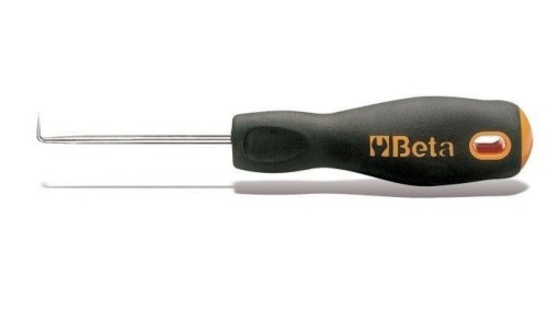 Rysik traserski z uchwytem, końcówka zagięta 90st.