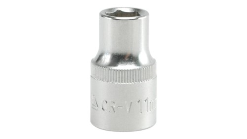 Nasadka krótka 6-kątna chromowana 1/2 11mm