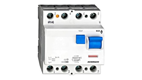 Wyłącznik różnicowoprądowy 63A/3+n/100mA/typ AC/10kA Seria BC