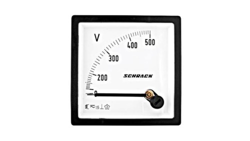 Woltomierz 72x72 500V AC