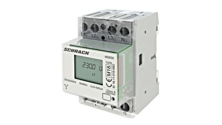 Licznik energii mod., 4-przew., bezpośr. 65A, MID, M-Bus