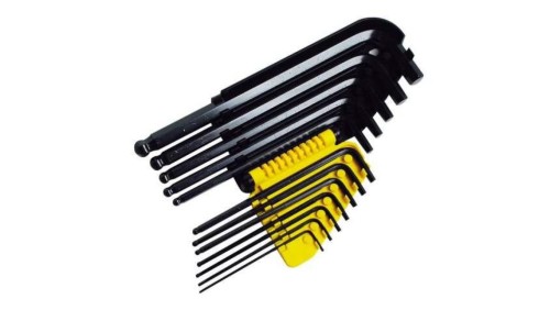 Klucz imbusowy kpl. 12szt (1/16-3/8) zasobnik plast. e