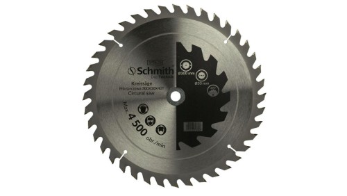 Tarcza piła do drewna widiowa 300x30 40T Schmith