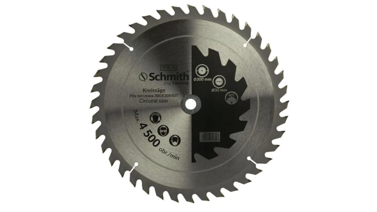 Tarcza piła do drewna widiowa 300x30 40T Schmith