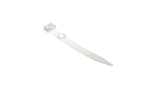 Uchwyt Paskowy Zaciskowy 8mm 76mm biała UP-Z-18 12.18 /50szt./