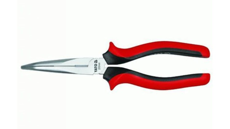 Szczypce wydłużone wygięte 160mm