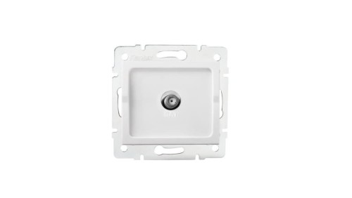 Kanlux Mowion LOGI 02-1301-002 białe Gniazdo antenowe typu F