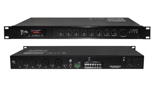 Kompaktowy wzmacniacz miksujący 60W, 70/100V, 4ohm TOP-PAX60