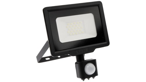 Naświetlacz LED 20W 1600lm 4000K IP44 Czarny z czujnikiem ruchu LED2B KOBI MHC