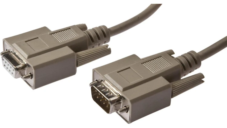 Kabel do programowania, 3 m, D-Sub męski (złącze) 9-PINowy prosty, D-Sub żeński (gniazdo) 9-PINowy prosty AV000119