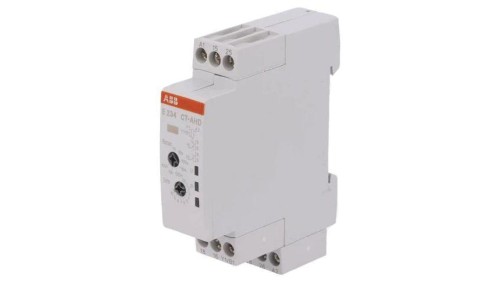 Przekaźnik czasowy 0,05s÷100h DPDT 250VAC/5A Uzas: 24÷240VAC 1SVR500110R0100