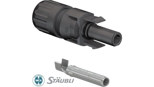 Gniazdo MC4 złącze, przewód 4/6mm2 (fi=5,5-7,4 mm) Staubli (Multi Contact) - opak. 50 szt