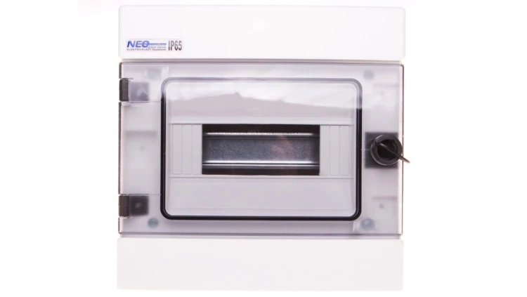 Rozdzielnica hermetyczna modułowa (500V AC ,1000V DC) 1x8 natynkowa IP65 RH-8 36.8