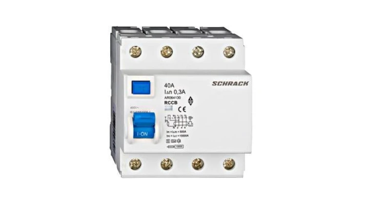 Wyłącznik różnicowoprądowy 10kA, 40A, 4P, 300mA, S, Seria AMPARO