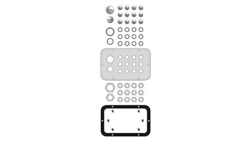 Płyta dławicowa WSA z kołnierzem do typu A, 14 wejść