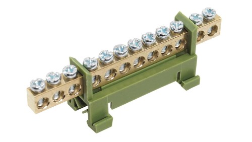 Listwa zaciskowa 12-polowa 1-16mm2 zielona LZM-G12