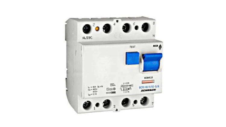 Wyłącznik różnicowoprądowy 40A/3+n/100mA,sel.S,typ A,10kA Seria BC