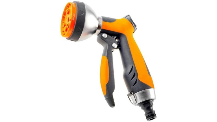 Pistolet zraszający ogrodowy metalowy 7w1 pistolet do podlewania Schmith