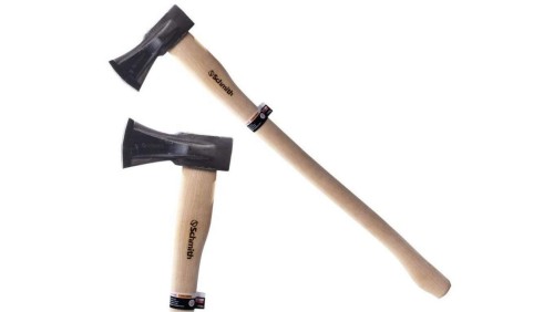 Siekiera rozłupująca z klinem 2kg długa 80cm z drewnianym trzonkiem Schmith