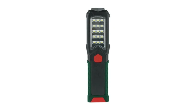 Naświetlacz akumulatorowy LED 400lm, 6500K, 1800MAh, 3 tryby + magnes, ziel-czar / 47109