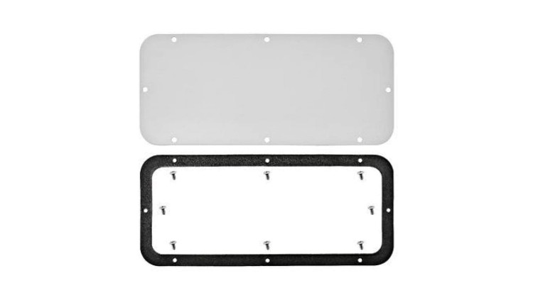 Płyta czołowa pełna WSA typu D, wycięcie W400 D115mm